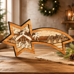 Nativity Designs Bundle 3D Layered Wooden Laser Cut Files | Christmas Nativity Scene SVG | Multilayer Engraved Wood Art Decor - Image 3