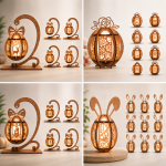 85+ Ultra Christmas Lantern Bundle SVG | Wooden Laser Cut Files for Glowforge, Cricut & CNC | Xmas Lantern SVG Pack | Digital Download - Image 2
