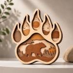 HUGE Bundle 3D Animal Multilayer Wooden Engraved | Laser Cut SVG DXF Files | Farm & Wildlife Animals | CNC, Glowforge, Cricut - Image 3