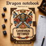 Dragon Notebook Laser Cut File | Fantasy Journal Cover SVG | Digital Download - Image 11