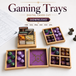 Gaming Tray SVG | DND Dice & Token Organizer Laser Cut File | Digital Download - Image 11