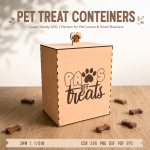 Pet Treat Containers Laser Cut SVG Bundle, Dog Cat Treat Jar Box, Pet Food Storage Template, Glowforge Ready CNC Files, DXF PDF EPS PNG - Image 10