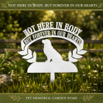 Pet Memorial Garden Stake Laser Cut File | Dog Cat Remembrance Yard Sign SVG | Personalized Pet Loss Grave Marker CNC Template | Angel Paw Memorial Decor - Image 9