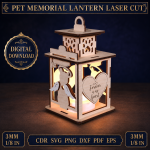 Pet Laser Cut SVG Bundle, Dog Cat House CNC Files, Pet Bed Template, Animal Wooden Decor, Glowforge Ready DXF EPS PDF - Image 10