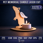 Pet Memorial Candle | Custom Dog Cat Candle | Pet Sympathy Gift - Image 10