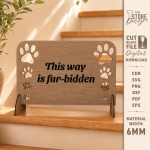 Pet Barrier Laser Cut SVG, 6mm Wooden Pet Gate File, Dog Safety Fence CNC Pattern, Indoor Pet Divider Digital Download - Image 10