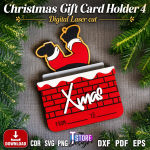 Christmas Money Holder SVG | Laser Cut Gift Card Holder File | Digital Download - Image 11