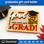 Graduation Money Holder SVG | Laser Cut Graduation Gift Card Holder | Digital Download - Image 11