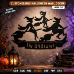 Custom Halloween Wall Sign SVG | Personalized Haunted Decor Laser Cut File | Spooky Home Wall Art DXF PDF Digital Download - Image 10
