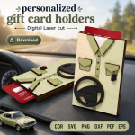 Custom Gift Card Holder SVG | Personalized Laser Cut File | Digital Download - Image 11
