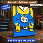 Custom Gift Card Holder SVG | Personalized Laser Cut File | Digital Download - Image 11