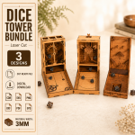 Catapult Dice Tower RPG Game SVG, DnD Dice Roller Laser Cut File, Tabletop Gaming Dice Tower, Dungeon Master Gift Digital Download