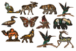 Wild Animals Bundle SVG Files | 3D Layered Wood Art | Laser Cut Animal Scenes | Glowforge xTool LightBurn Digital Download - Image 2