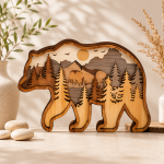 HUGE Bundle 3D Animal Multilayer Wooden Engraved | Laser Cut SVG DXF Files | Farm & Wildlife Animals | CNC, Glowforge, Cricut - Image 12