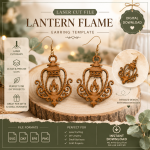 LANTERN FLAME EARRINGS