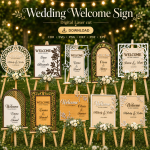 Wedding Welcome Sign Laser Cut File | Wedding Entrance Sign SVG | Digital Download