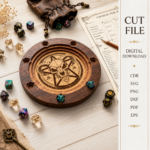 Dice Holder Laser Cut SVG, Dice Tray Template, DnD Dice Storage Box, Tabletop Game Accessory, CNC Glowforge Digital Files - Image 11