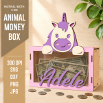 Animal Money Box Laser Cut Bundle SVG | Kids Coin Bank Template DXF | Wooden Piggy Bank CNC Files PDF EPS PNG - Image 11