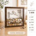 3D Funny Money Banks Bundle Laser Cut SVG | Wooden Piggy Bank CNC Files | Kids Coin Box DXF | Animal Money Bank Laser Cut Digital Download - Image 11
