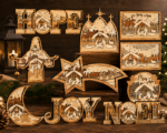 Nativity Designs Bundle 3D Layered Wooden Laser Cut Files | Christmas Nativity Scene SVG | Multilayer Engraved Wood Art Decor - Image 2