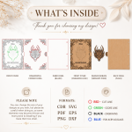 Dragon Notebook Laser Cut SVG, Fantasy Journal Cover DXF, Wooden Book Cover Template, Dragon Diary File, Digital Download CNC Glowforge - Image 12