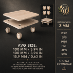Riser Trays Bundle Laser Cut SVG | Tiered Display Tray CNC Files | Wooden Riser Stand DXF PDF EPS Glowforge File - Image 12