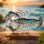 Lobster SVG, Layered Mandala, 3D Laser Cut - Image 2