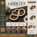Infinity Heart Frame Laser Cut Svg - Image 2