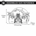 Dragon Desk Organizer SVG Bundle, Fantasy Desk Storage Laser Cut Files, Instant Download - Image 14