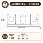 Game Master Screen Laser Cut SVG, DM Screen Digital File, DnD Dungeon Master Panel, Tabletop RPG Accessory, CNC DXF PDF - Image 14
