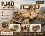 Cruiser FJ40 3D Wooden Model Kit SVG DXF PDF | Laser Cut DIY Car Puzzle | CNC Glowforge Instant Download