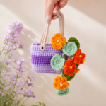 Nasturtium Flower Basket Crochet Pattern PDF, Hanging Flower Basket Amigurumi, Floral Home Decor, Plant Lover Gift - Image 3