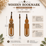 Skeleton Skull Bookmark SVG | Laser Cut Bookmark Bundle | Halloween SVG Files for Glowforge, Cricut & CNC - Image 2