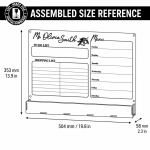 Acrylic Wall Planner Laser Cut Bundle, Dry Erase Calendar SVG, Family Command Center CNC Template, DXF PDF EPS - Image 7