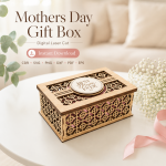 Mother's Day Gift Box Bundle SVG, Laser Cut Keepsake Box Template, DIY Gift for Mom - Image 3