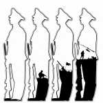 Patriotic Soldier Army Bundle SVG | 8 Military 3D Layered Laser Cut Files | Glowforge CNC Wood Wall Decor DXF PNG - Image 3