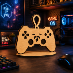 Gaming Controller Wood Sign SVG | Laser Cut Ornament Template | Gamer Gift Idea | SVG DXF EPS PNG Bundle - Image 2
