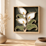 Layered Flower Wall Art SVG, Multilayer Floral Laser Cut Bundle, Glowforge Files, CNC Router Design, Wood Craft Template - Image 3
