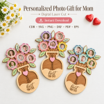 Personalized Family Photo Gift for Mom | Custom Mother's Day Gift | Unique Keepsake for Mother - Image 3