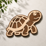 Turtle Wood Sign SVG Bundle | 3D Layered Turtle Laser Cut Files | SVG DXF EPS PNG | Coastal Home Decor Digital Download - Image 2