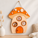 Mushroom Photo Frame SVG | 3D Wooden Picture Frame Laser Cut Files | Nursery Decor | Cricut Glowforge xTool | SVG DXF PNG PDF - Image 2