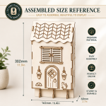 House Key Holder SVG Laser Cut File | Wooden Key Rack Template | Glowforge xTool LightBurn CNC SVG DXF EPS PDF CDR PNG | DIY Wall Organizer Gift - Image 2