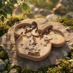 Friends Cartoon Mouse Head 3D Layered Wood Art, Multilayer Laser Cut Design, Cartoon Friends Wall Decor, CNC SVG File, Handmade Wooden Gift - Image 3