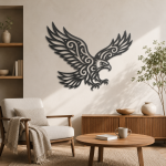 agle Wall Art SVG, Eagle Laser Cut File, Metal Wall Decor SVG, CNC Plasma DXF, Glowforge Cut File, Cricut SVG PNG EPS - Image 2
