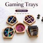 Gaming Tray SVG | DND Dice & Token Organizer Laser Cut File | Digital Download - Image 3