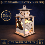 Pet Laser Cut SVG Bundle, Dog Cat House CNC Files, Pet Bed Template, Animal Wooden Decor, Glowforge Ready DXF EPS PDF - Image 2
