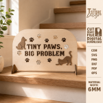 Pet Barrier Laser Cut SVG, 6mm Wooden Pet Gate File, Dog Safety Fence CNC Pattern, Indoor Pet Divider Digital Download - Image 2