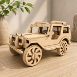 3D Wooden Jeep SVG Laser Cut Files | Off Road SUV Puzzle | CNC DXF EPS AI PDF | Glowforge xTool LightBurn Digital Download Tiêu đề SEO thay thế 2 - Image 2