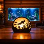 Wildlife Wood Lantern Bundle SVG | Laser Cut Lantern Files | Animal Night Light Templates | Glowforge Laser Cutting Designs | Wooden Decor Bundle - Image 2