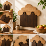 Cutting Board Stand SVG Bundle, Laser Cut Kitchen Storage Files, DIY Wooden Holder, Instant Download - Image 3
